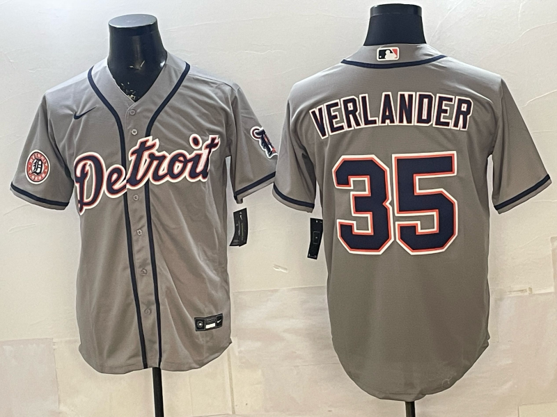 Men Detroit Tigers #35 Verlander white Game Nike MLB Jersey 2026001->detroit tigers->MLB Jersey